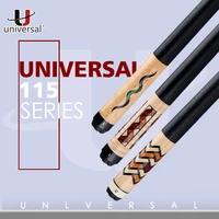 universal un115 11 7512 75mm billiard pool cue stick kamui tip technology billar kit with protective tip cover free shipping