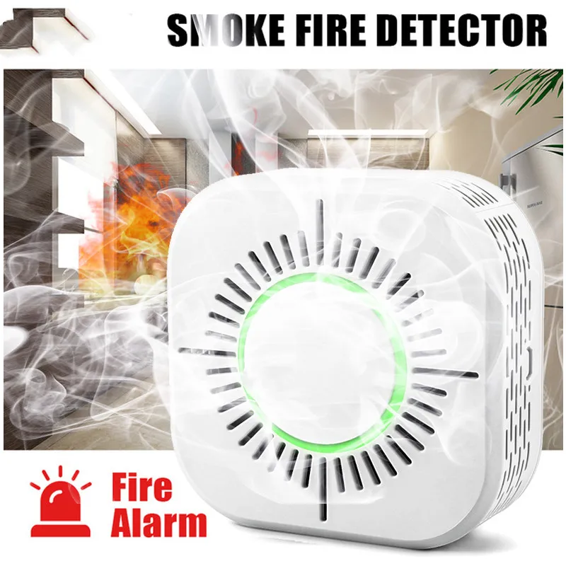 

Wireless Smoke Detector 433mhz Fire Alarm Sensor Portable Fire Equipment For Smart Home Security Alarm Systems