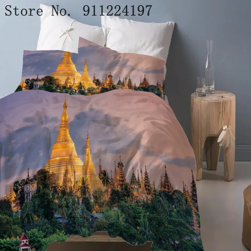 Домашний текстиль Золотой башня пуховое одеяло покрывало стеганное ватное