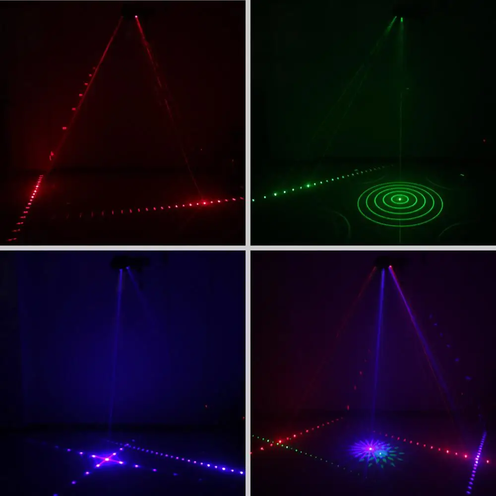 AUCD 6 Глаз DMX RGB 24 Gobos лазерное сценическое освещение праздничный DJ диско