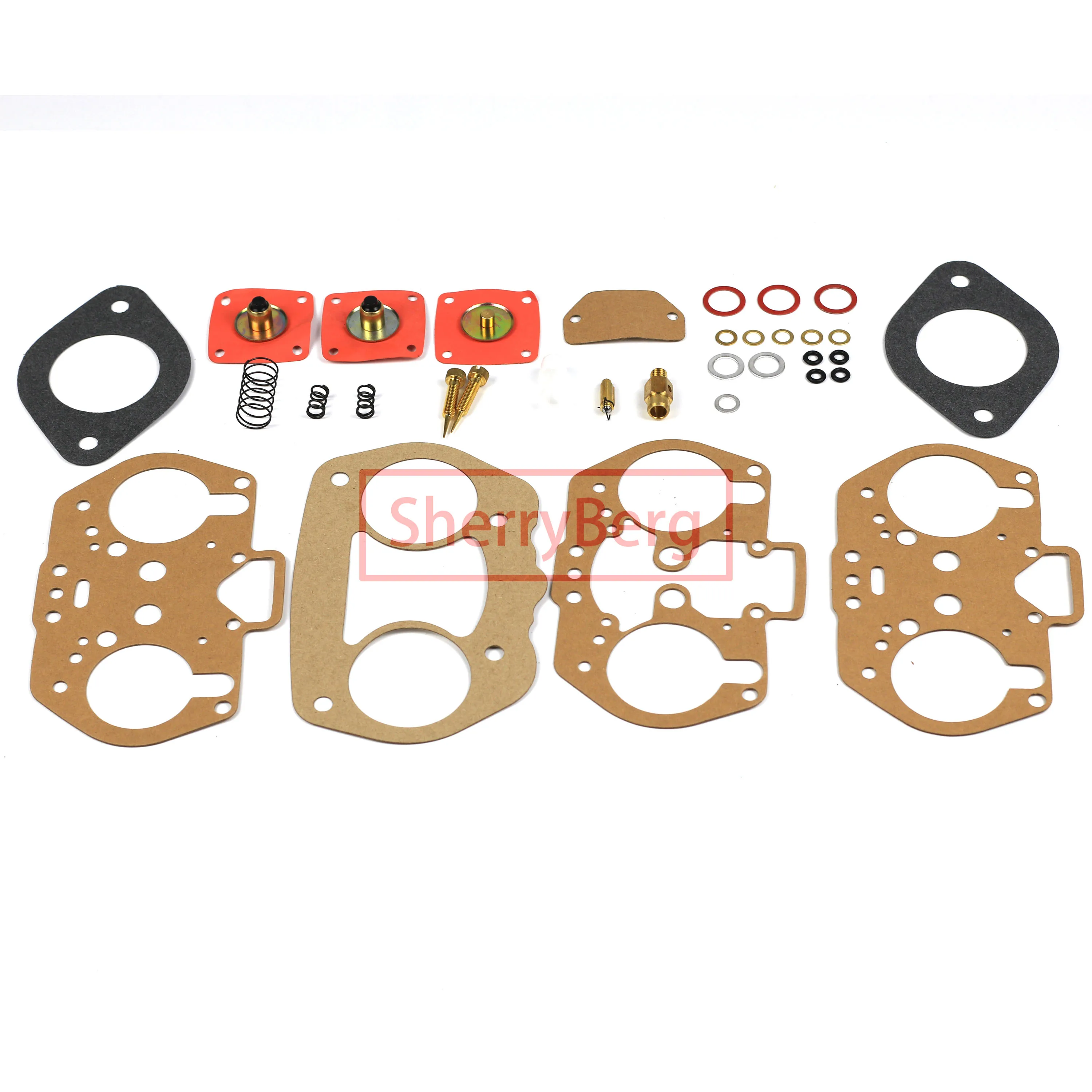 SherryBerg Carburettor Carb conversion kit for VW TYPE 4 FAJS HPMX WEBER IDF DUAL 44mm Carby KIT T4 linkage T8 GOOD QUALITY 44 |