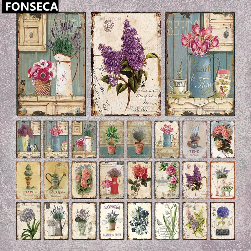 Металлическая винтажная табличка в виде садовых правил декор для паба бара дома