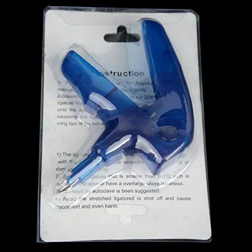 1 шт. стоматологический ортодонтический лигатурный пистолет диспенсер синий |