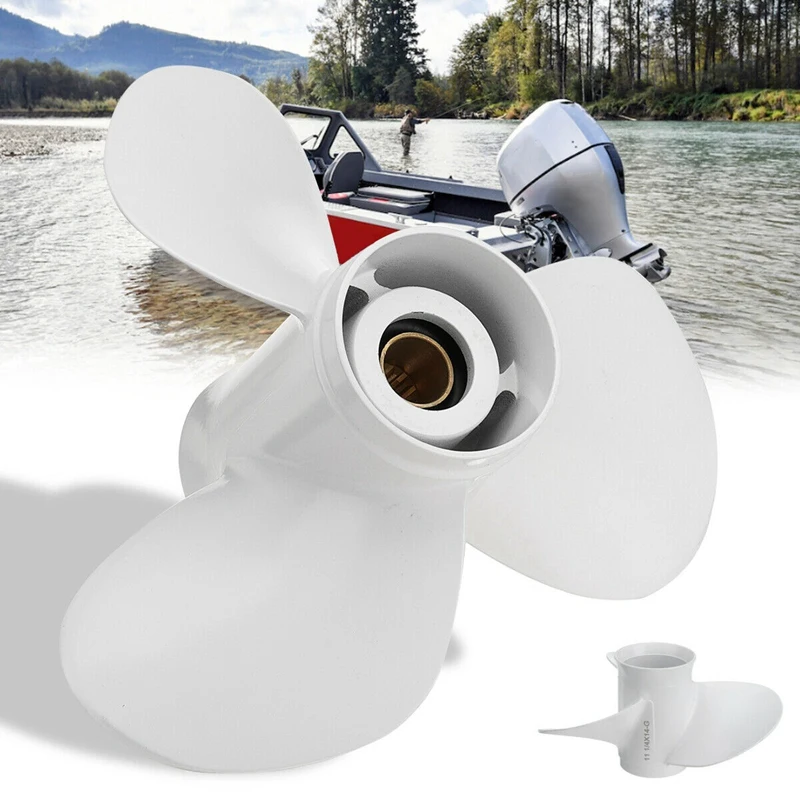 Boat Outboard Propeller for Yamaha 25-60HP 11 1/4 x 14 Marine 13 Spline Tooth 663-45958-01-EL | Автомобили и мотоциклы