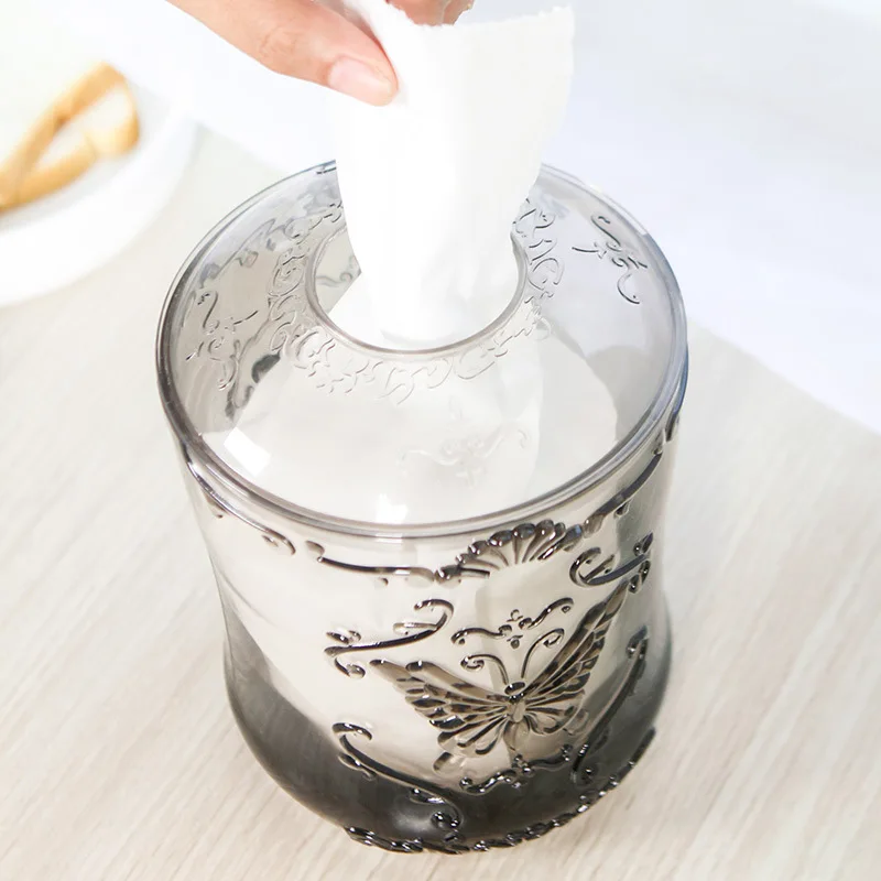 

Home Creative Desktop Paper Pumping Box Rolling Paper Tube Printing Tissue Tube