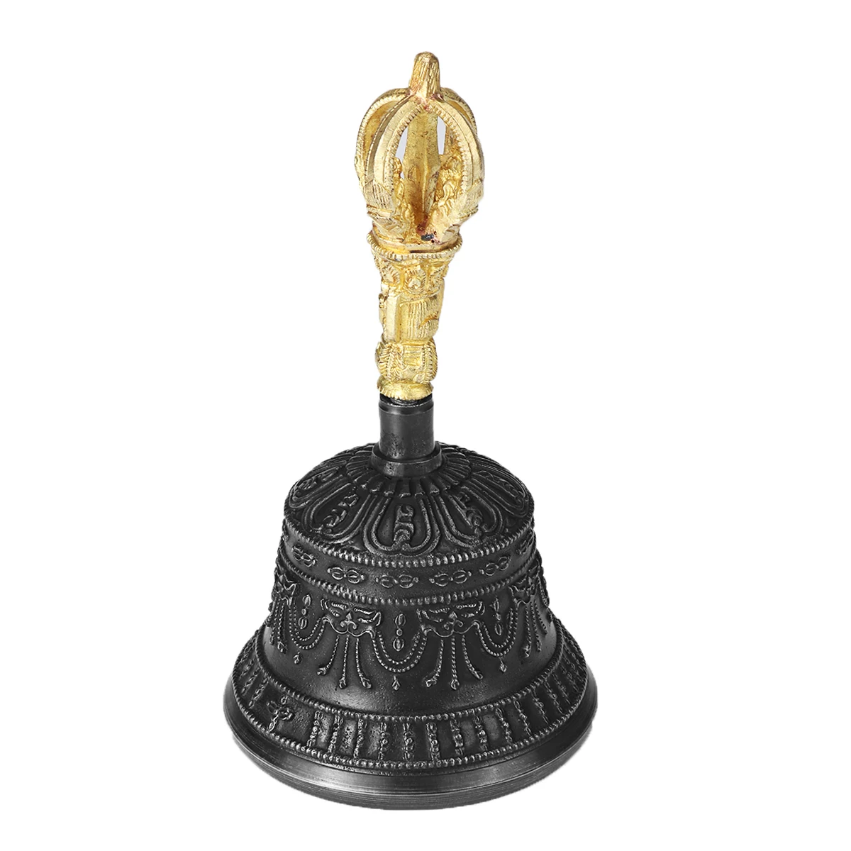 

Retro Metal Copper Hand Bell Handheld Bells Spiritual Meditation Singing Brass Craft Handmade Call Bell Musical Instruments