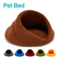 fleece pet bed dogs nest warm comfortable soft washable cat beds dog house for all seasons deep sleep puppy sofe pet products