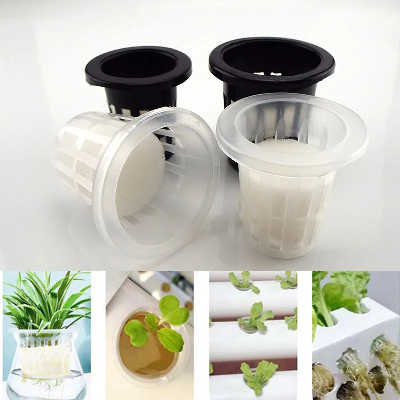

10Pcs Mesh Colonization Vegetable Plant Grow Pot Sponge Net Nursery Cup Growing Basket Holder Hydroponic Soilless Planting U27