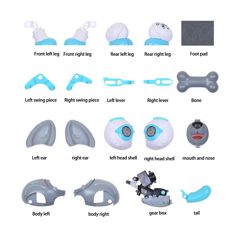 Робот-Собака Игрушка Робот щенок игрушки Забавный Прекрасный индукционный робот