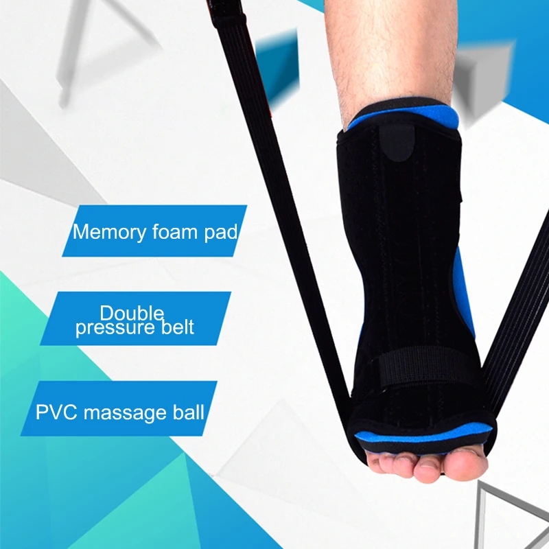 Plantar Fasciitis Night Splint + Ball Practical Best Selling Arch Sprain Memory Cotton Aluminum Relieves Achilles Tendon | Спорт и