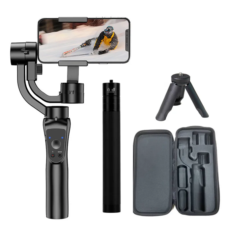 

S5 3-Axis Handheld Gimbal Stabilizer Focus Pull & Zoom for Smartphone Phone Action Camera Video Record Vlog Live