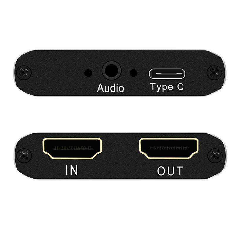 Карта видеозахвата с USB HDMI на Type C 4k 1080P HD для ТВ ПК PS4 игр прямых трансляций Windows Linux
