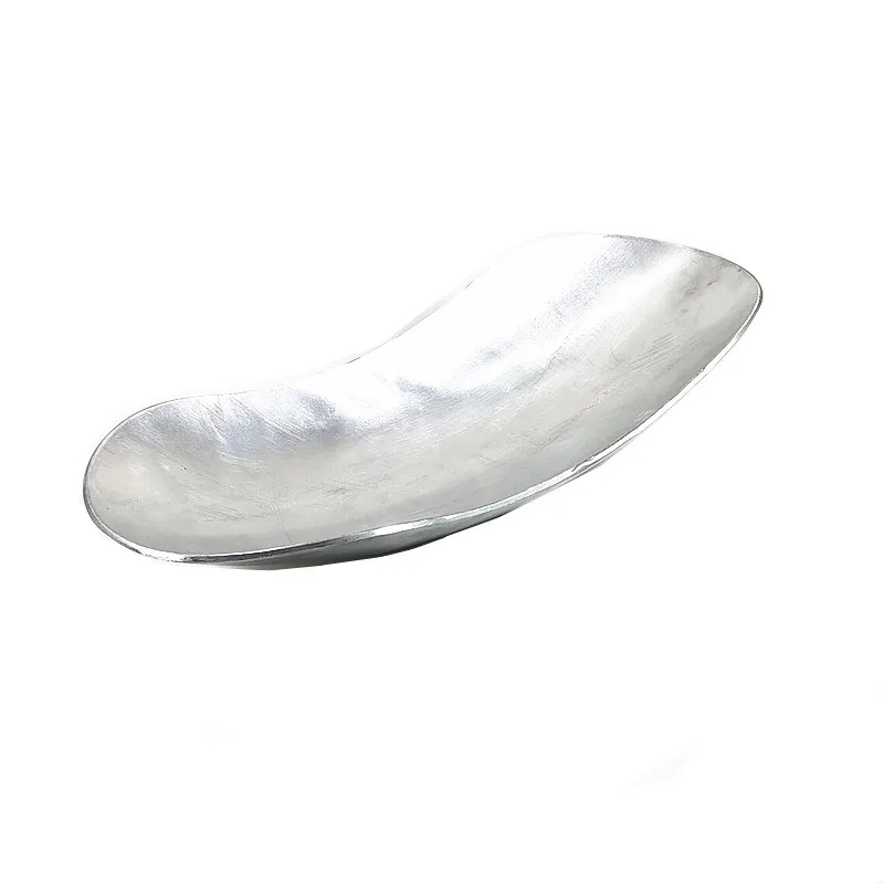 Мотоциклетный алюминиевый Универсальный Неокрашенный серебристый короткий