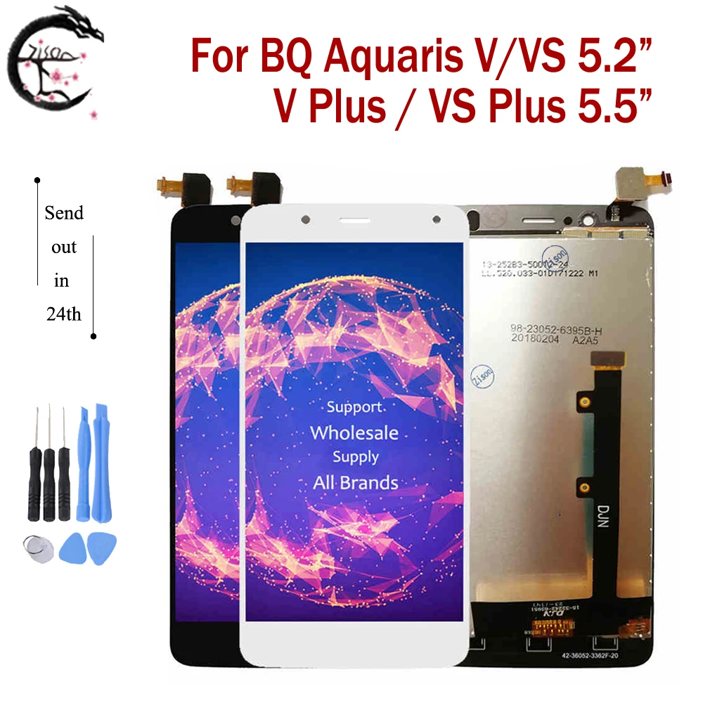 ЖК дисплей для BQ Aquaris V VS Plus сенсорный датчик дигитайзер в сборе Vplus VSplus AAAAAA