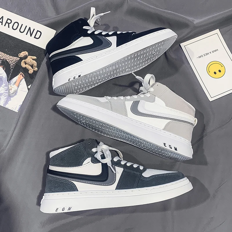 

Men Sports Shoes Air Force No. 1 Men Shoes Women High-top Sports Shoes Men Breathable Color Matching Fashion Brand Casual Shoes