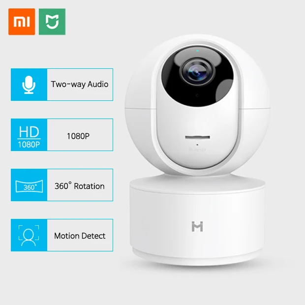 Xiaomi Mijia, ip-камера, Wifi, 1080 P, HD, инфракрасное ночное видение, 360 градусов, беспроводная домашняя камера видеонаблюдения, детектор движения, сигнализация