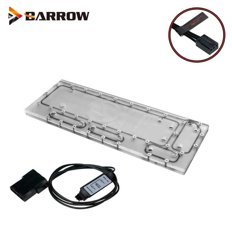 Barrow waterway plate для Lianli O11 чехол компьютера и поддержка D5 DDC Pump (Aurora) LLO11-SDB | Компьютеры