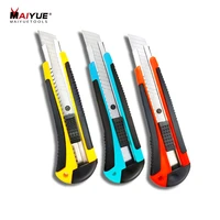 maiyue aluminum alloy utility knife metal blade art knife art supplies auto lock paper cutter office stationery tools