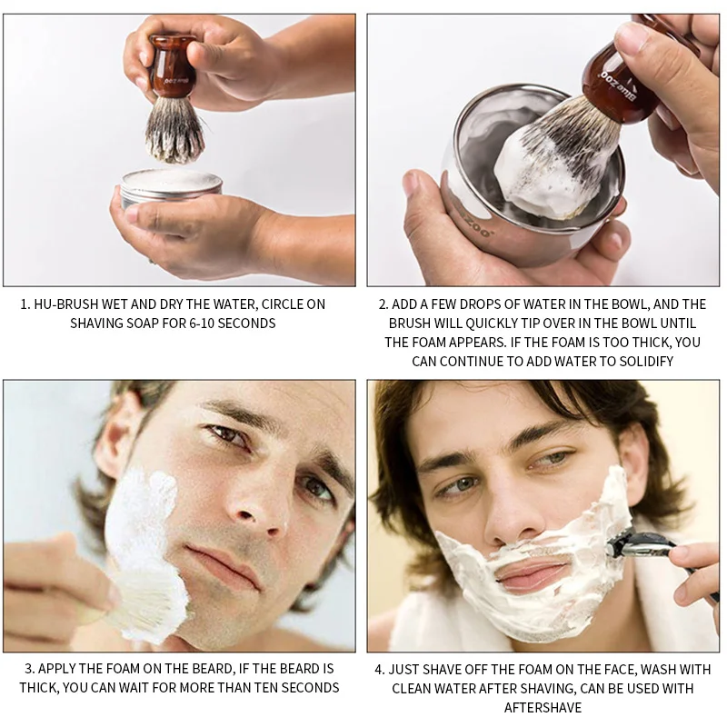 

100g Mens Shaving Soap Vegan Plant Ingredients Beard Shaving Foam Soap Sheep Shaving Cream
