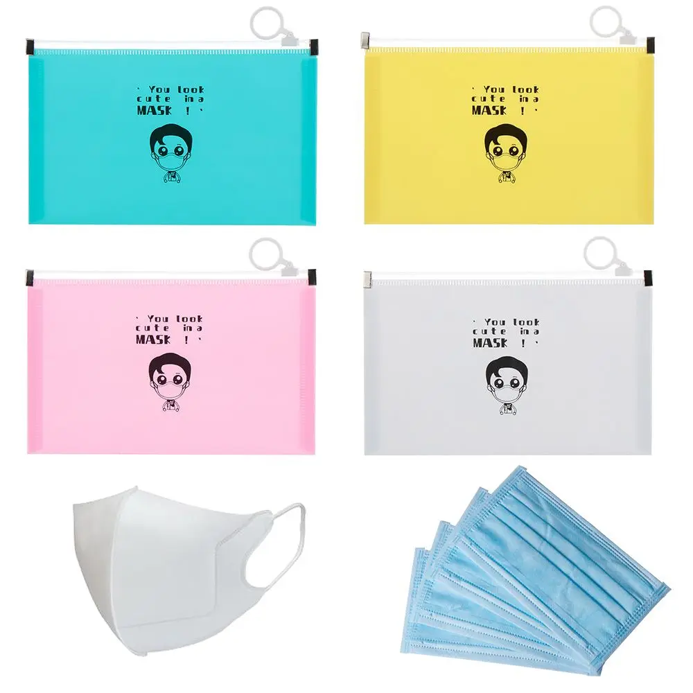 Temporary Container Storage Travel Organizer Face Masks Bag Mask Storage Bag Save Mask Face Shield Holder