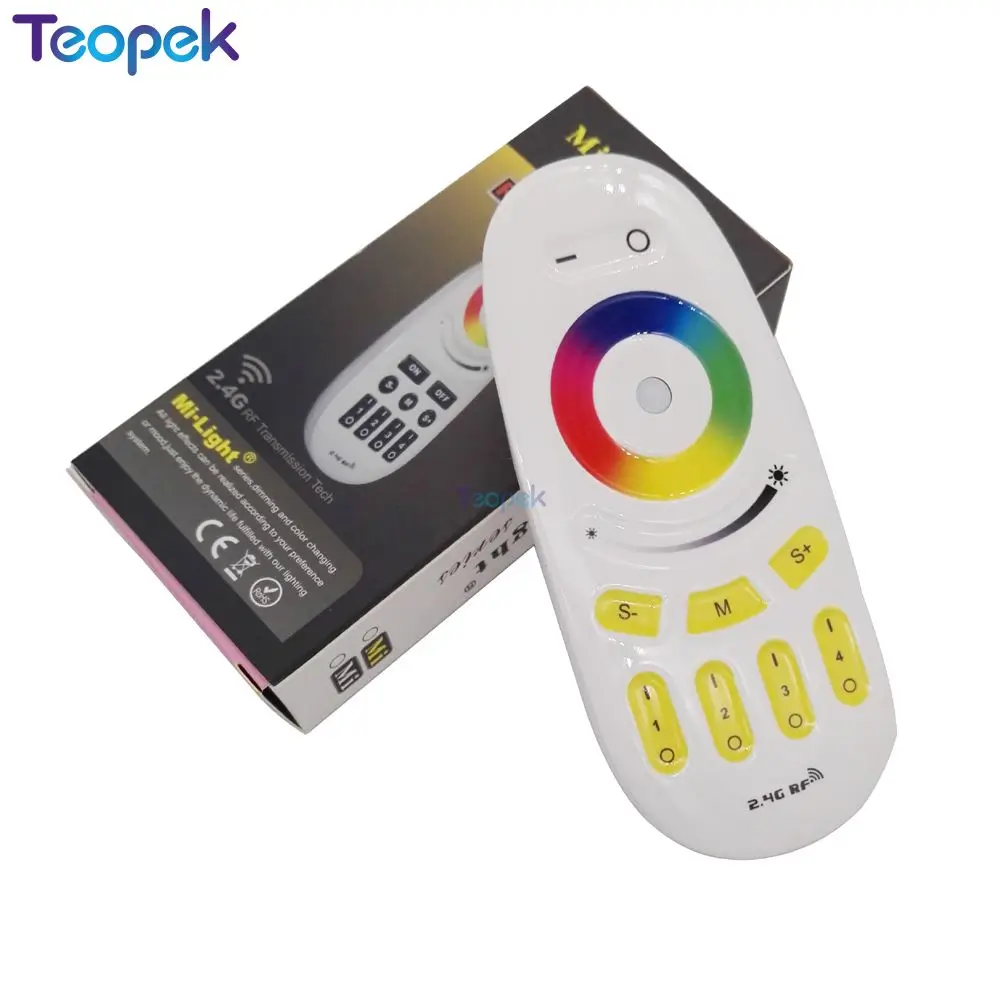 MiBoxer RGBW светодиодный контроллер 12v 10a FUT038 + FUT096 2 4G Беспроводной 4-Зона RF сенсорный