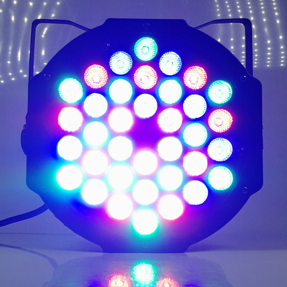 36x3 Вт RGB светодиодный светильник Par цветной сценический ing Dj Flat Светильник | Лампы