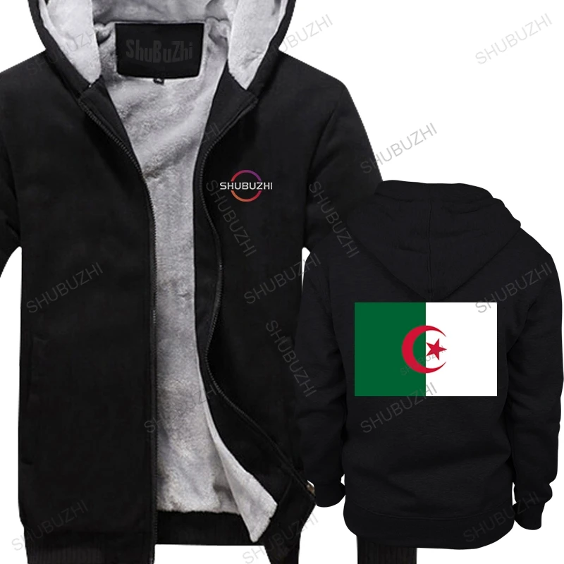 

Mens luxury thick hoodie Republic of Algeria Algerian Islam DZA mens jacket fashion jerseys' nation cotton winter hoody sporting