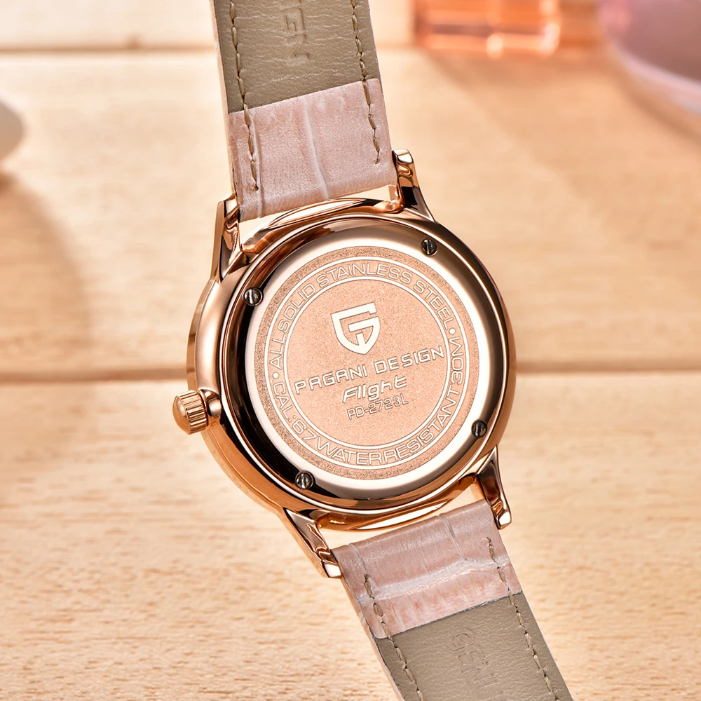 PAGANI DESIGN брендовые модные женские кварцевые часы Reloj Mujer Для женщин Водонепроницаемый корпус и циферблат часы к вечернему платью Relogio Feminino