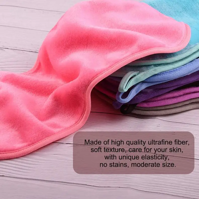 

Face Cleansing Cloths Makeup Remover Towels Make Up Cleaning Towel Fibre Cloth Lightweight Practical Smooth Soft Towels Bathroom