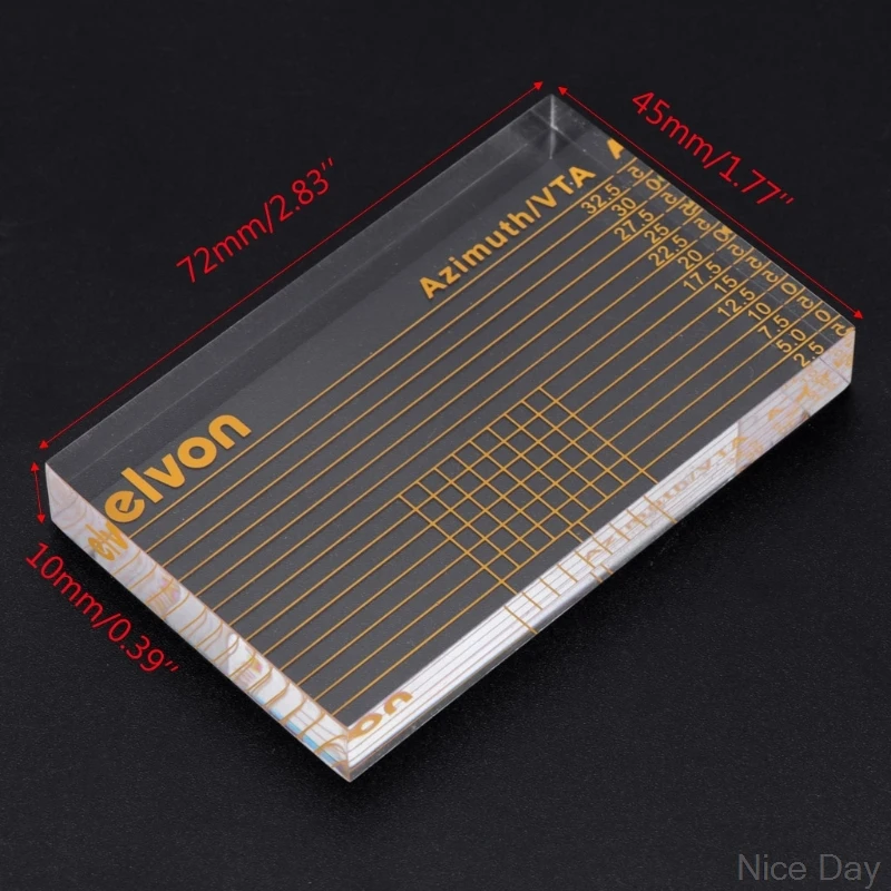 LP Vinyl Record Player Measuring Phono Tonearm VTA/Cartridge Azimuth Ruler with bag Ju16 20 Dropship | Turntables