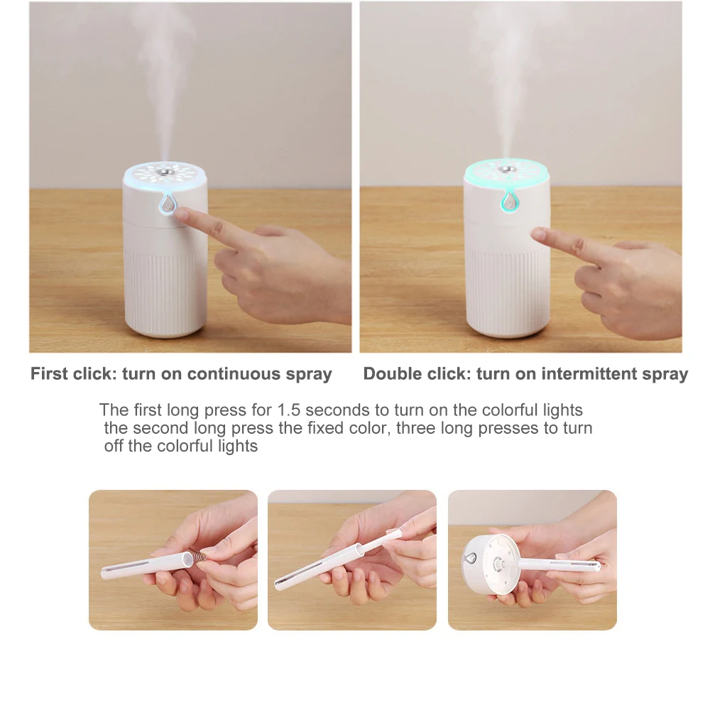 300 мл светодиодный светильник ароматерапия диффузор USB ультразвуковой