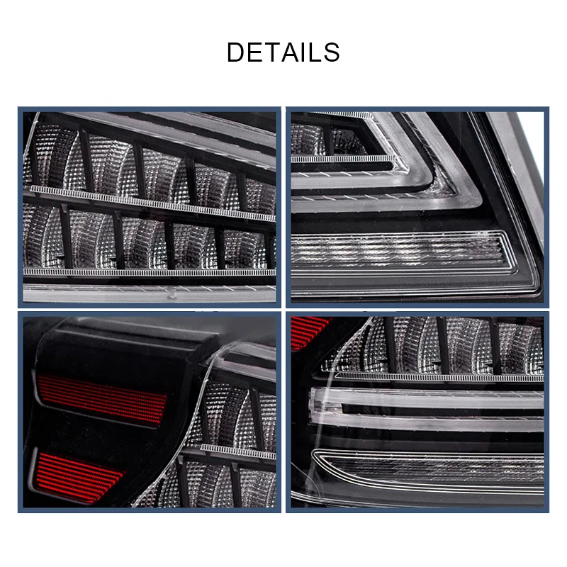 

1 pair LED Tail Light Assembly for Subaru WRX 2013- 2016 2017 2018 LED Tail Light Reverse Light Sequential Turning Signal Light