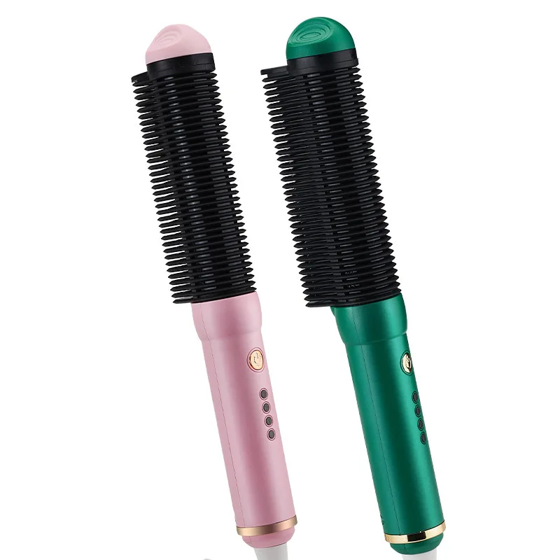 

Professional Hair Straightener Smoothing Brush Comb Straightener Multifunctional Hair Curling Iron Hair Styler Tool Anti-scaldin