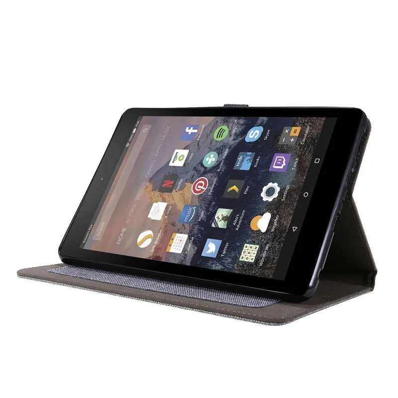 

Case For Amazon Fire HD 8 Case HD8 2020 Case PU Leather Flip Stand Cover For Kindle Fire HD8 Plus Case 2020 Tablet Case Funda