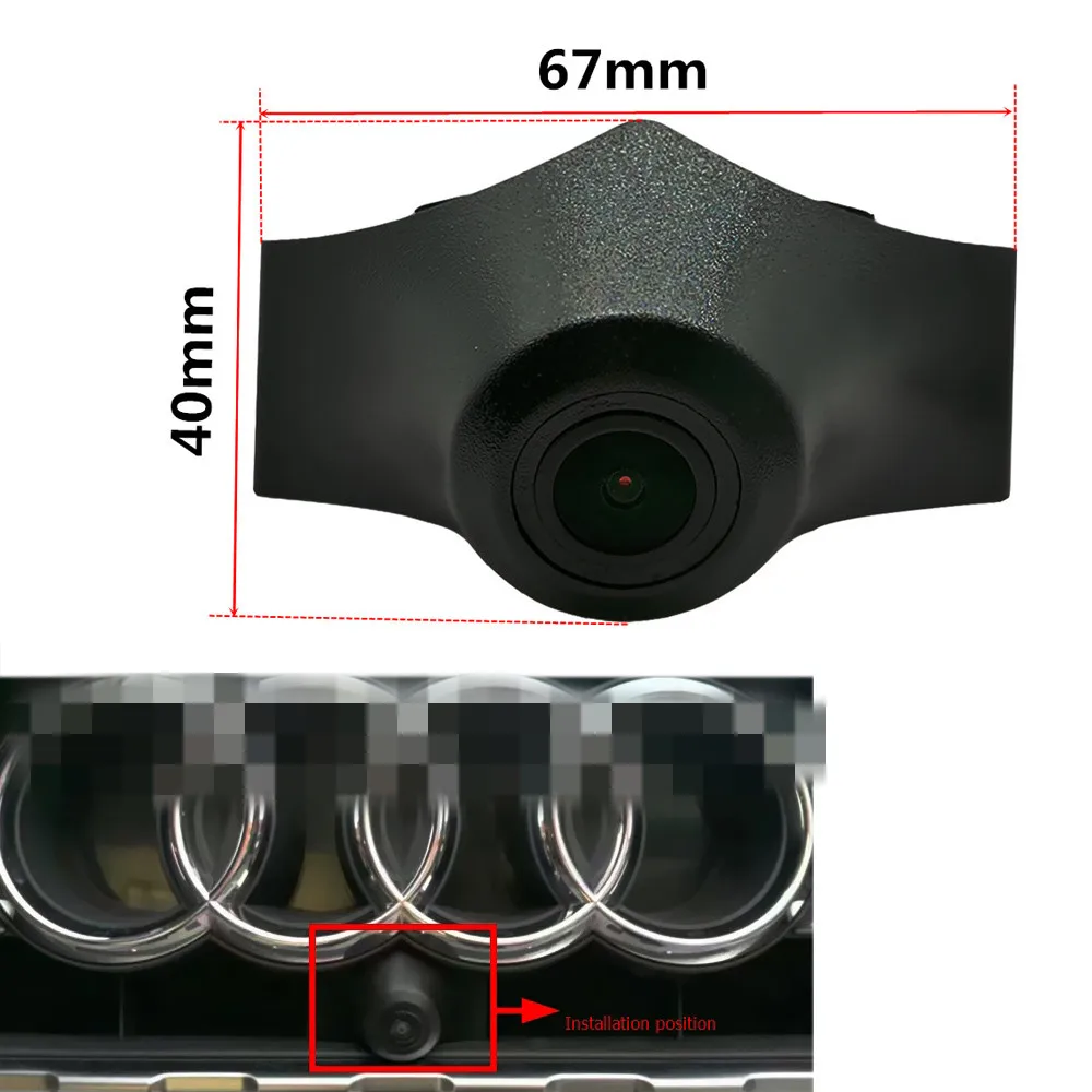 YIFOUM HD CCD Car Front View Parking Night Vision Positive Waterproof Logo Camera For Audi Q7 4M 2015 2016 2017 2018 YIFOUM HD CCD Car Front View Parking Night Vision Positive Waterproof Logo Camera For Audi Q7 4M 2015 2016 2017 2018