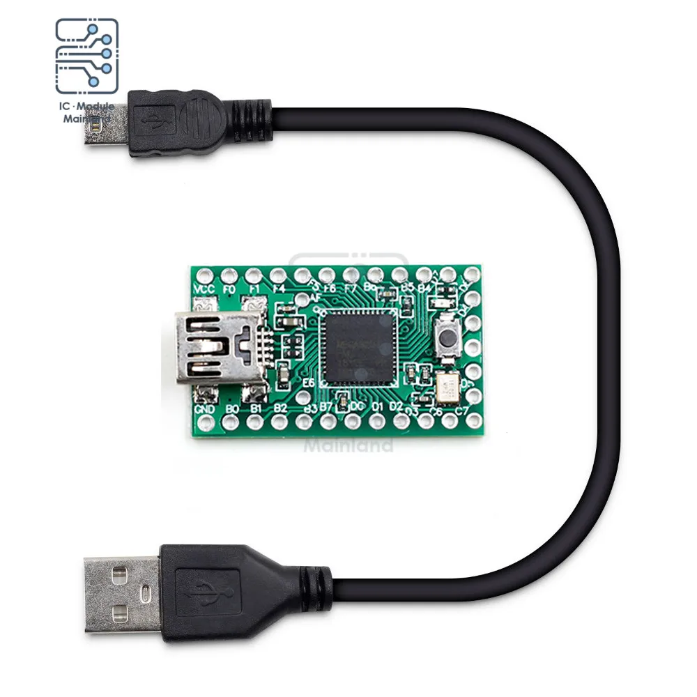 Placa de expansión Teensy 2,0 USB AVR ATMEGA32U4 con Cable de datos...