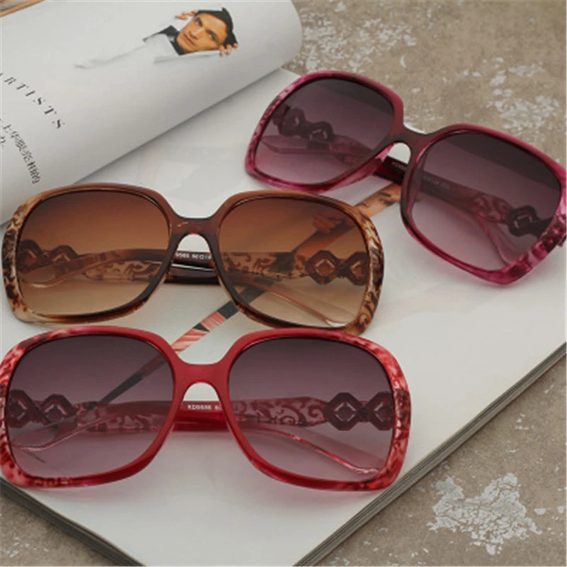 Женские солнцезащитные очки в европейском стиле китайские с узором виде облаков