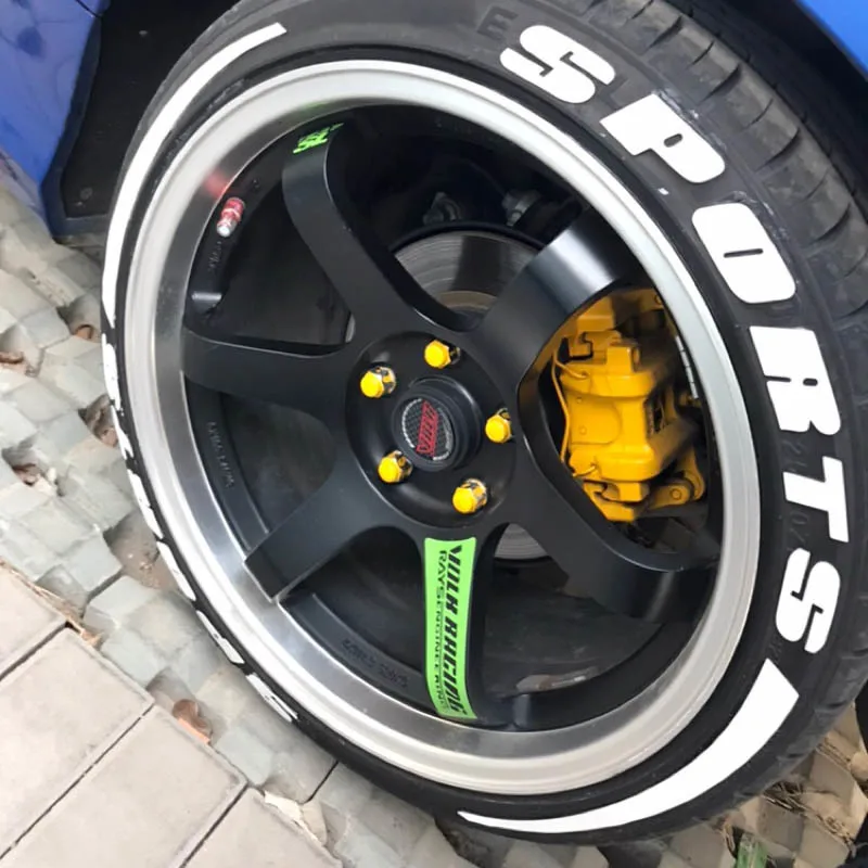 3D Резина Заказная шина надписи Стикеры наклейки для спортивных автомобилей s с