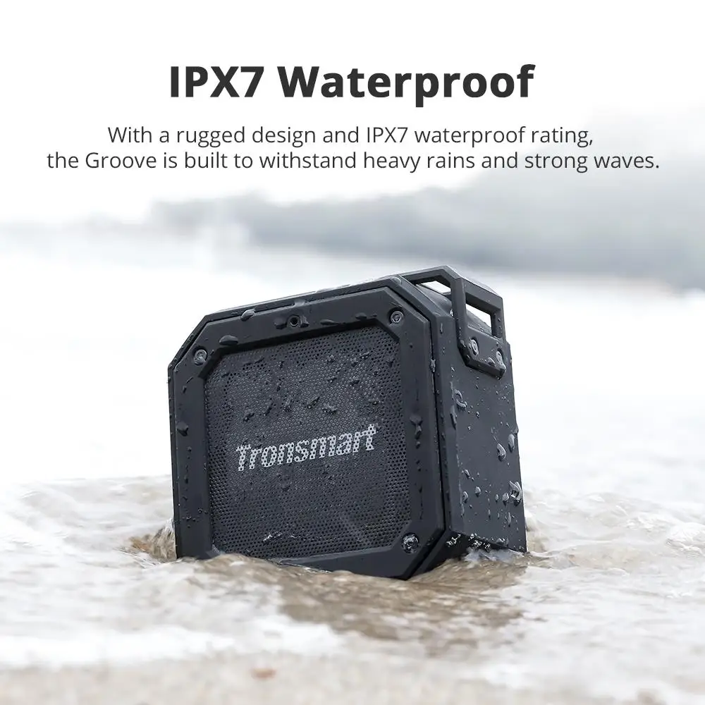 Tronsmart Element Groove (Force Mini) Bluetooth 5.0 портативный динамик с IPX7 водонепроницаемым
