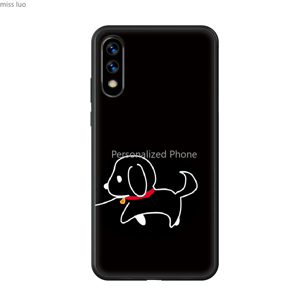 

Couple GoodFriend Phone Case hull For huawei honor 7 8 9 10 20 A S X Lite Pro black cell cover pretty Etui silicone