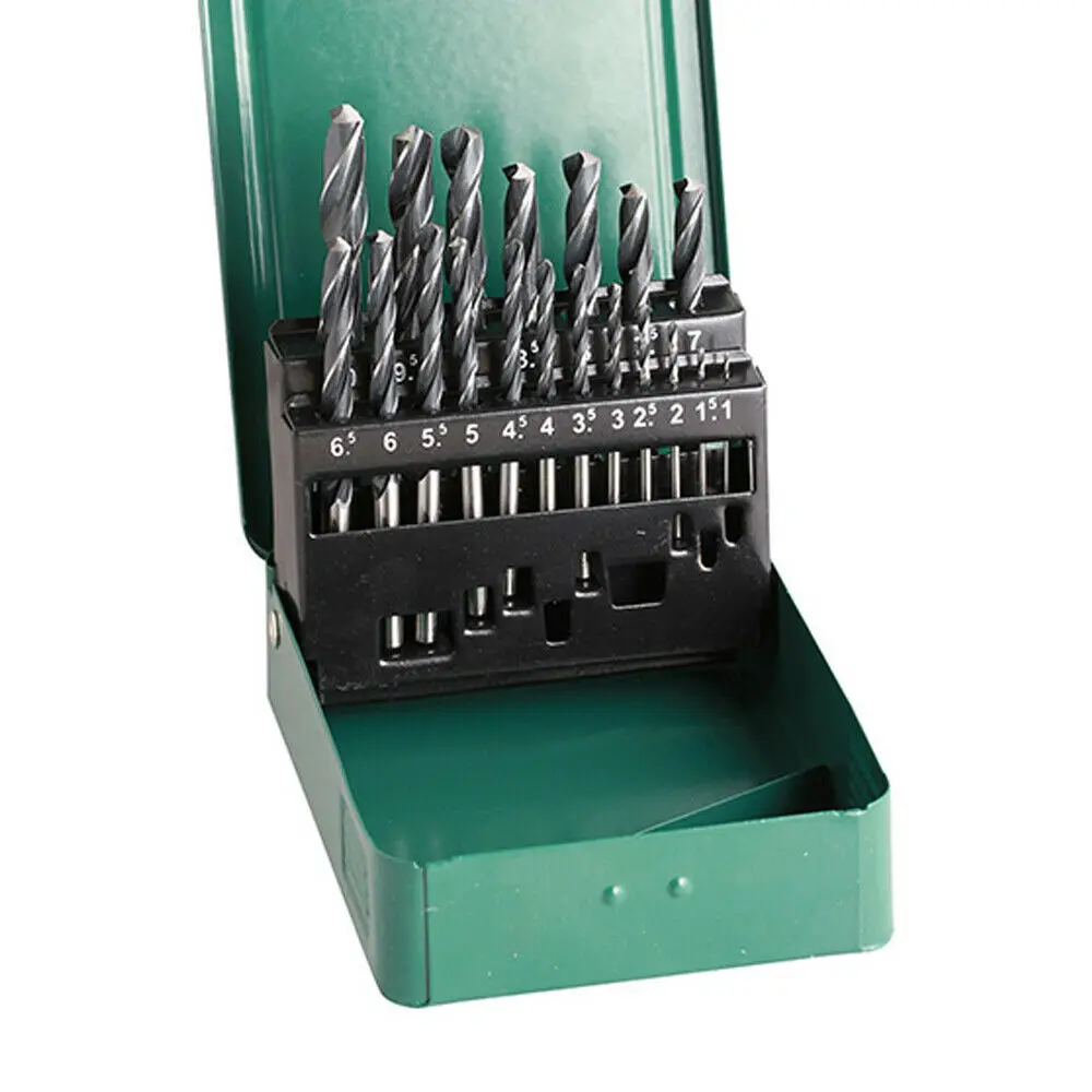 19 шт. Сверло HSS с прямым хвостовиком электрический инструмент сверление