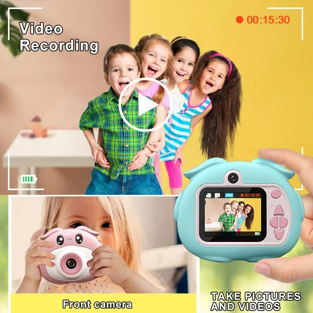 

Children's Digital Video Camera X18 HD Smart ert Small Fun Christmas Games Camera Cartoon Gifts F3U3