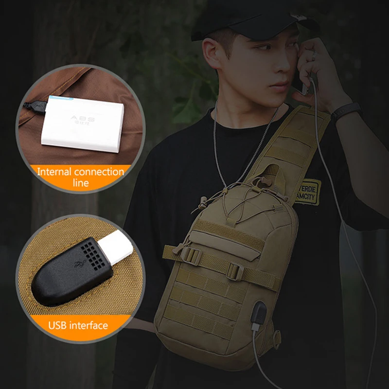

NANCY TINO Military Tactical Shoulder Bag Outdoor Travel Hiking Camping Backpack Hunting Camouflage Molle Army Bags Pouch