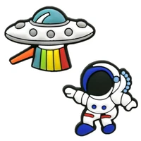 1pcs pvc space series brooches astronaut ufo icons character briefcase pin lapel pins beautiful things clothes brooch jewelry