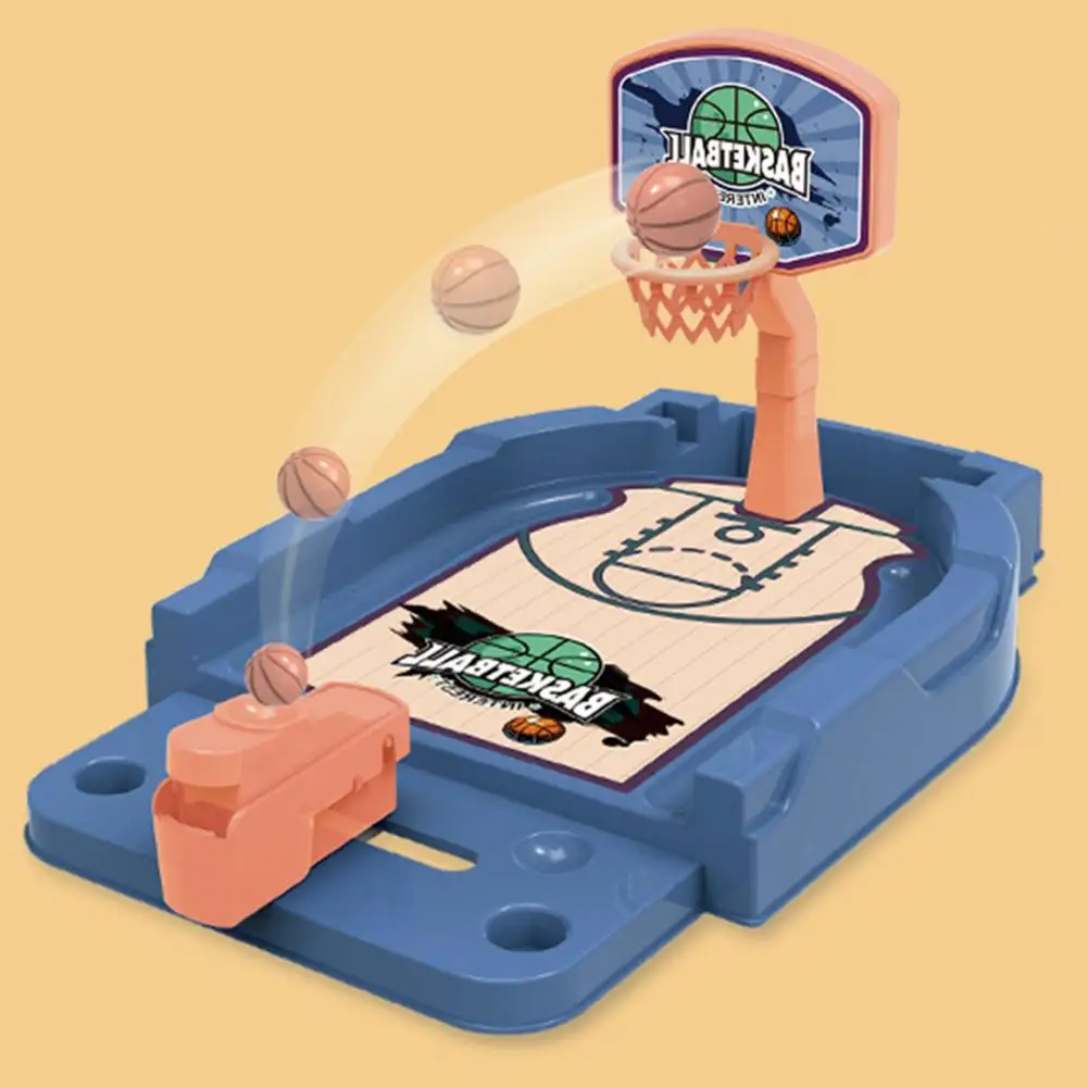 

Toy Novelty Interactive Plastic Tabletop Basketball Game for Home