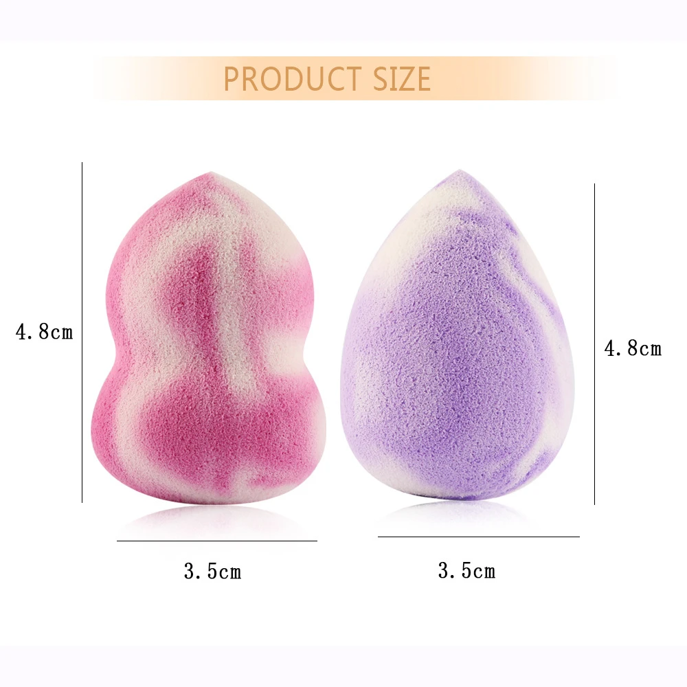 1/4/8 шт Мини Красота Мягкая губка для макияжа слоеное лицо носа и лица основа