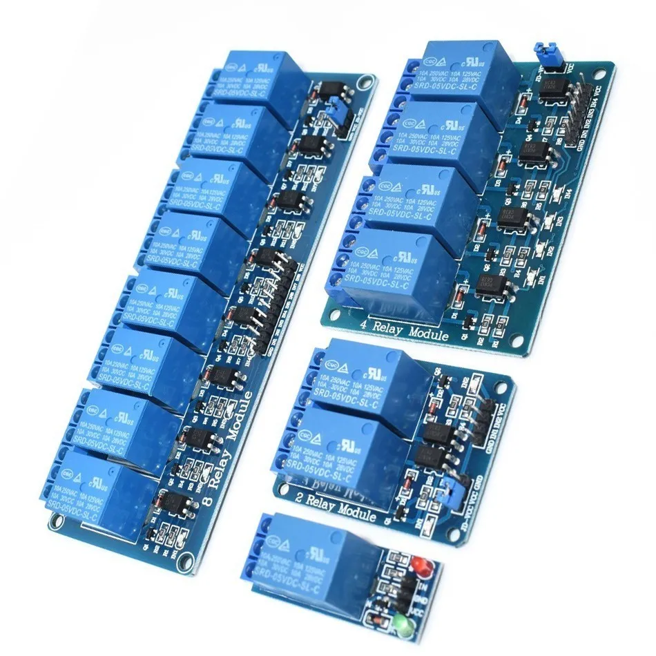 5 в 1 2 4 8 16 канальный релейный модуль с оптопара. Реле Выход способ для Arduino