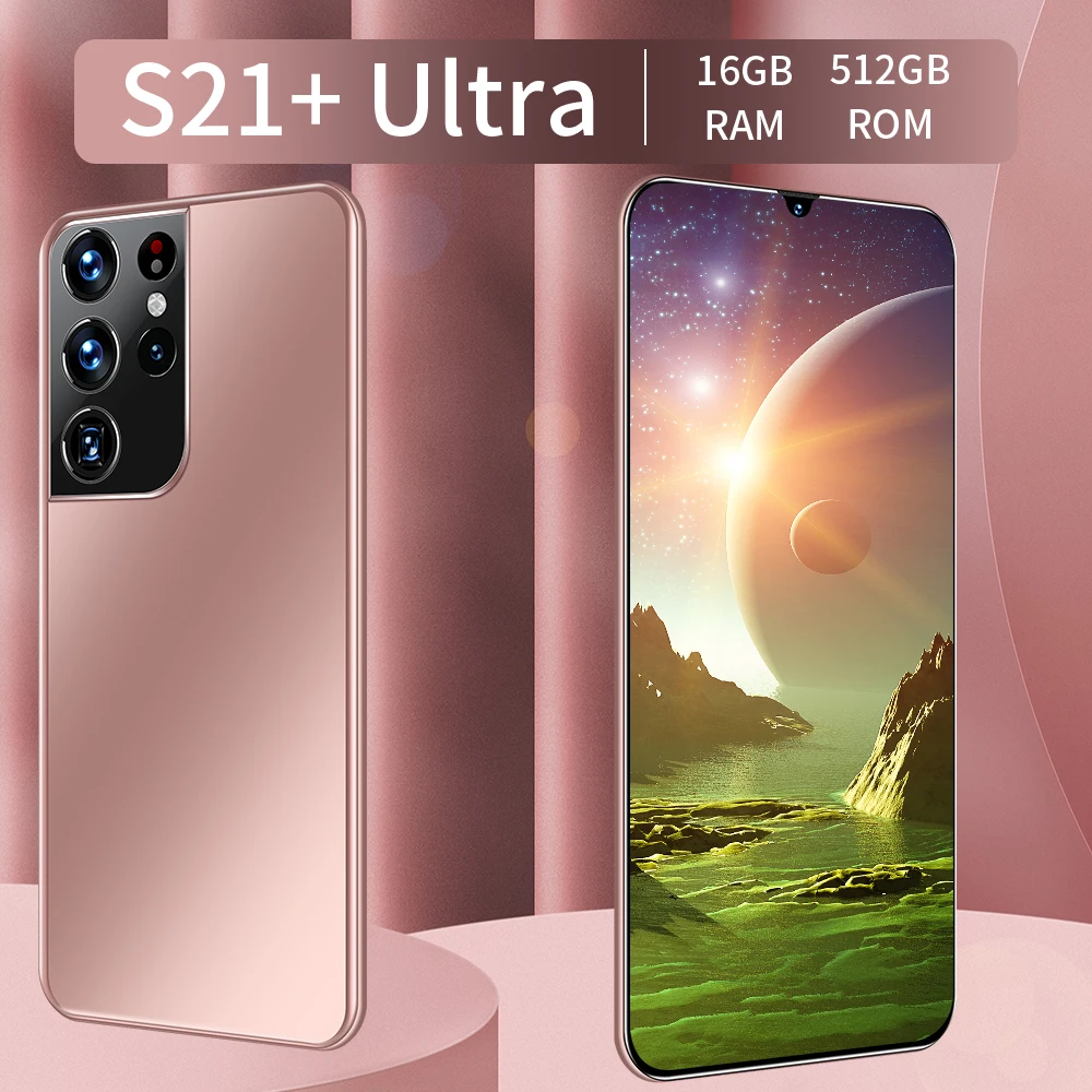 

Global Version S21+ Ultra Smartphone 6800mAh 16GB+512GB 6.7Inch Dual SIM Dual Standby Support Face ID 4G 5G Android11 CellPhones