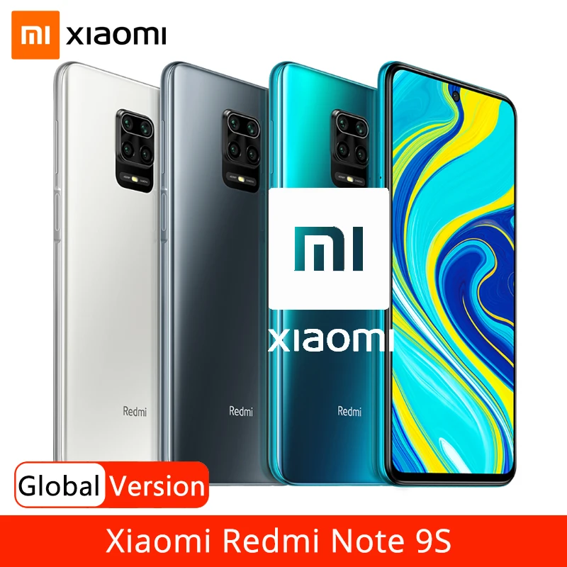 Глобальная версия Xiaomi Redmi Note 9S 6 ГБ 128 смартфон 9 S Snapdragon 720G 48MP AI Quad камера 67 &quotFHD