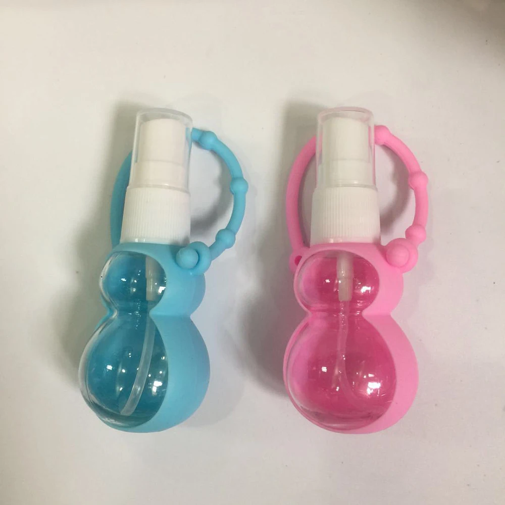 

Portable 30ml Mini Handwashing Fluid Bottle Hand Sanitizer Storage Bottle Children's Hand Sanitizer Spray Head Gourd Bottle